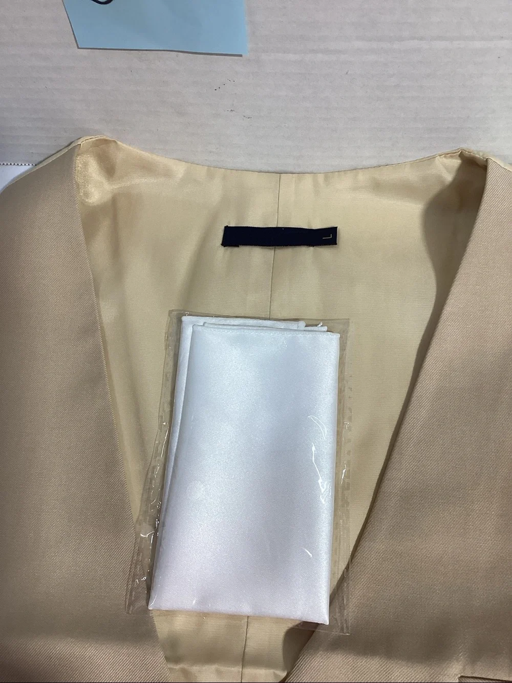 Men's Tan Dress Vest - Classic Tailored Waistcoat